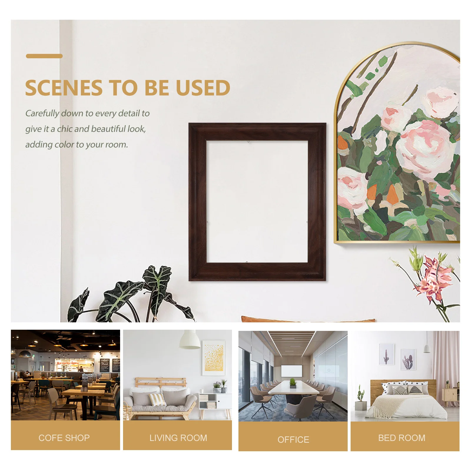 

Oil Painting Framed Painting Home Wall Hanging Decor Square Floating For Canvas Canvas Frame Art Picture Frame