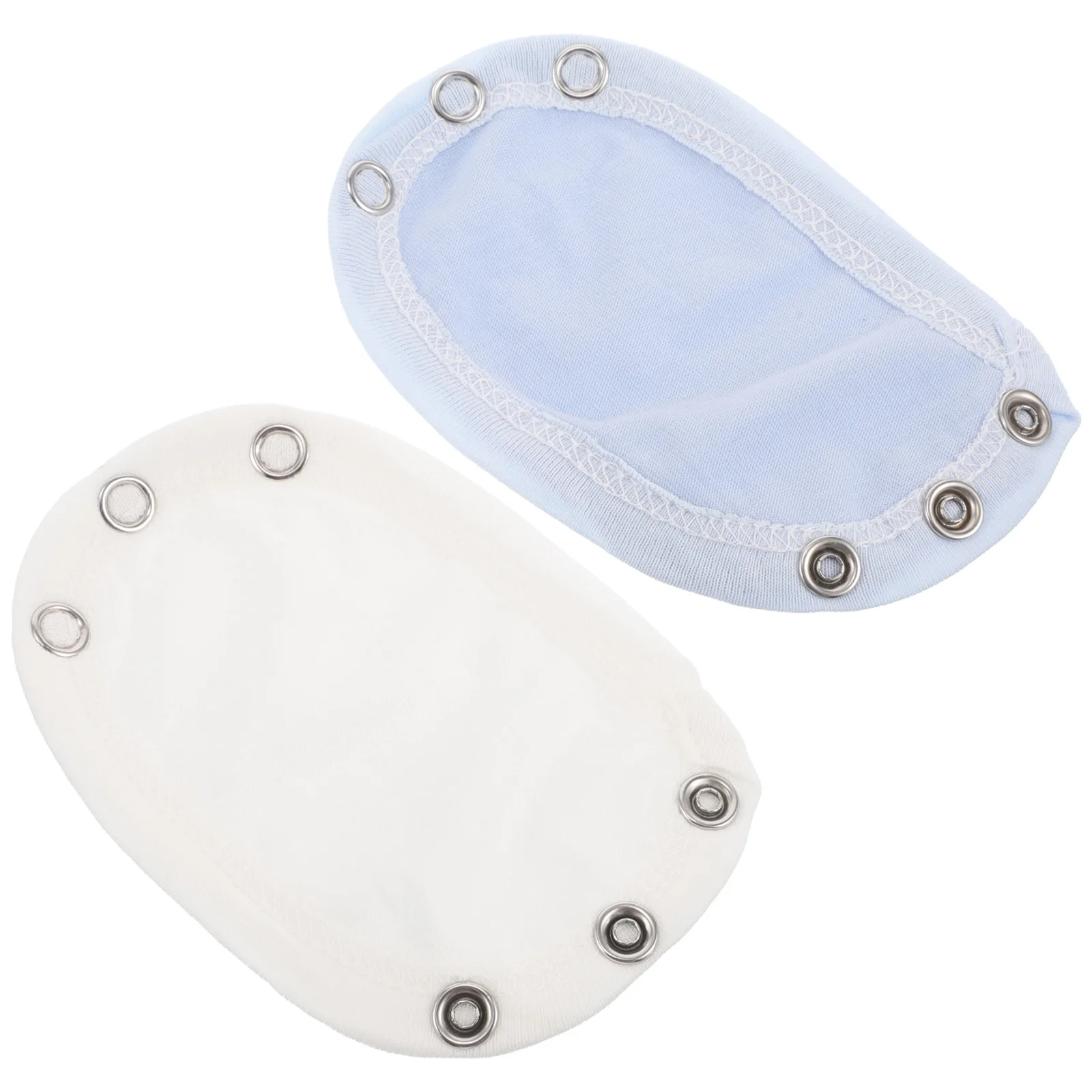 

2Pcs Baby Bodysuit Extenders Cotton Snap Style Jumpsuit Lengtheners for Infant Toddler Unisex Machine Washable Stylish Clothing