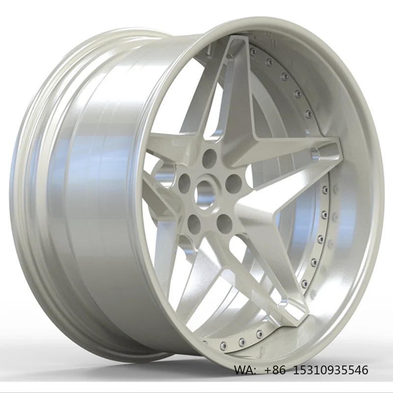 

17-22 Inch 5x112/114.3/120 2-Piece Deep Dish Forged Rim Universal Passenger Car Racing Wheels