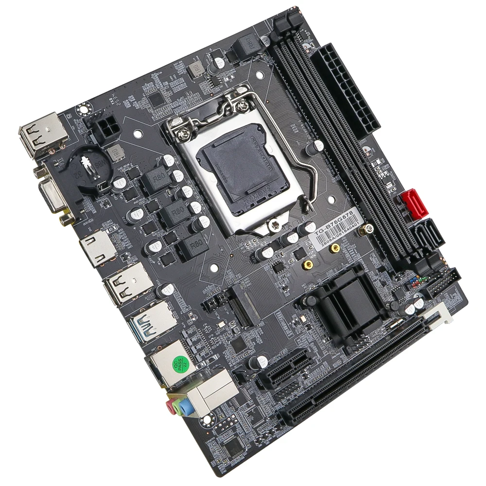 اللوحة الأم SOYO B75M M.2 NVME PCIEx16 DVI تدعم ثنائي القناة DDR3 RAM Intel Core 2/3 Gen CPU LGA1155 للكمبيوتر الألعاب