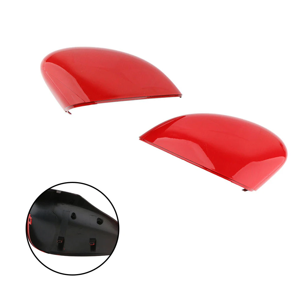 

Passenger Side Mirror Cover Accessory Auto Parts Red Mirrors Replacement Designed For Ford Direct Replacement Fit Car Repair
