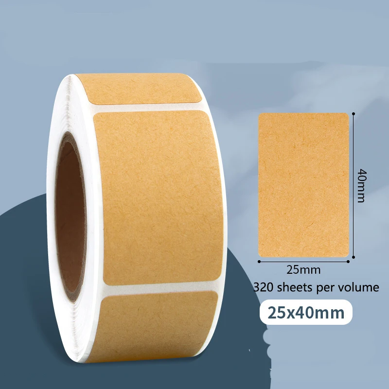 Taśma papierowa kraft w rolce, ręcznie pisane oznaczenia klasyfikacyjne, samoprzylepna.