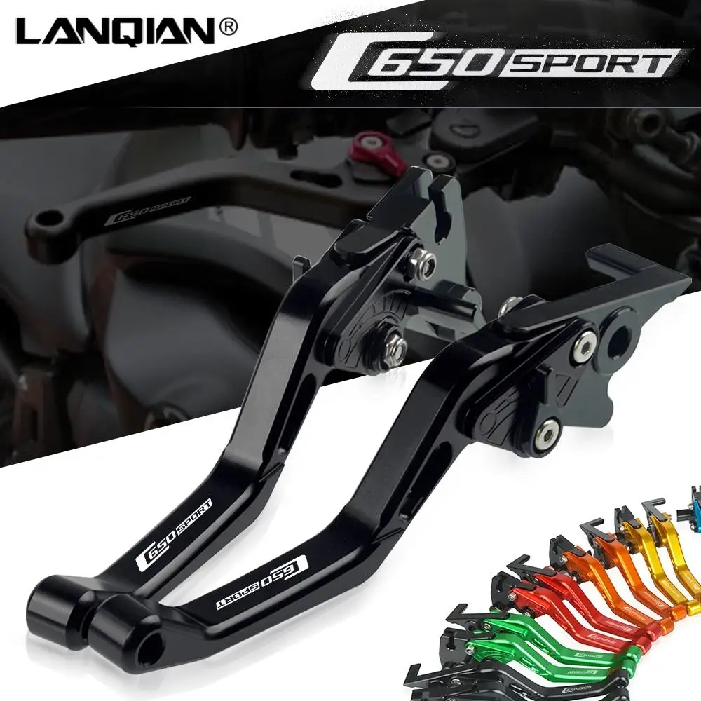 For BMW C650 SPORT Hight-Quality Motorcycle Aluminum Adjustment Brake Clutch levers C 650 Sport 2015 2016 2017 Accessories