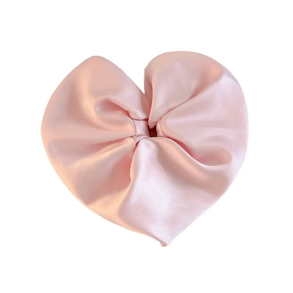 

Heart Shape Heart Hair Rope Cloth Oversize Ponytail Elastic Rubber Band Ponytail Holder Hair Tie Large Satin Hair Scrunchies