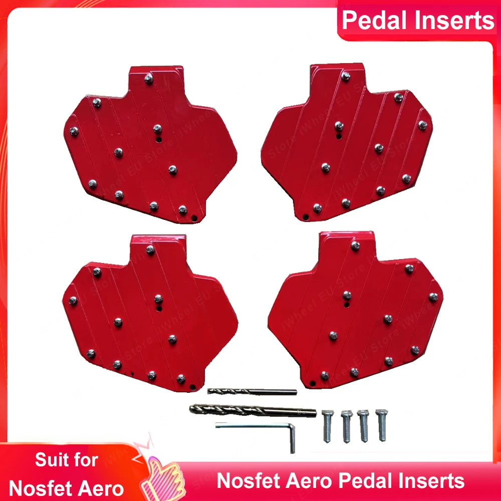 

BeiDou Pedal Inserts Set Suit for Nosfet Aero Electric Unicycle Honeycomb Pedal Inserts with Anti-slip Studs Suit Nosfet Aero E