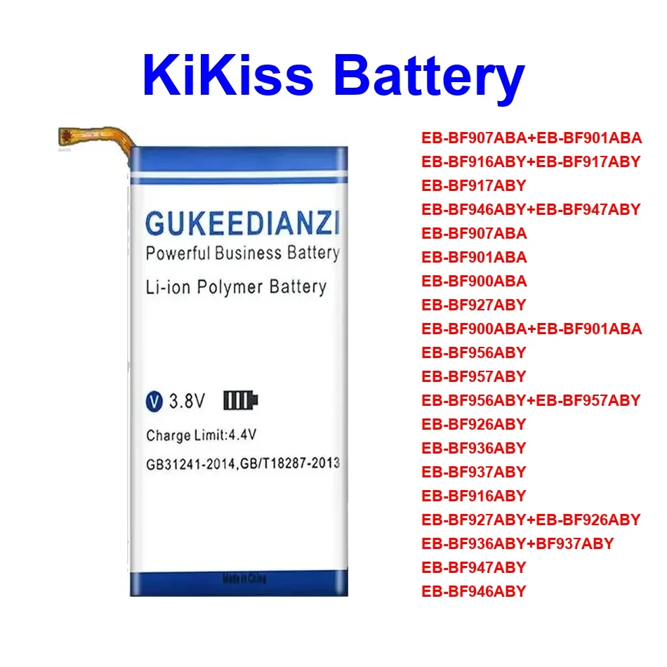 

For Samsung Galaxy Z Fold 1 F9000 F901 F907n W2020 2 SM-F916 5 3 6 4 5G 2020 EB-BF916ABY+EB-BF917ABY EB-BF916ABY Battery