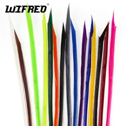 Wifreo 5PCS/bag Wild Turkey Biots Feathers for Split Tails Wrapping Body on Spinner Nymph Dry Flies Emerger Fly Tying Materials