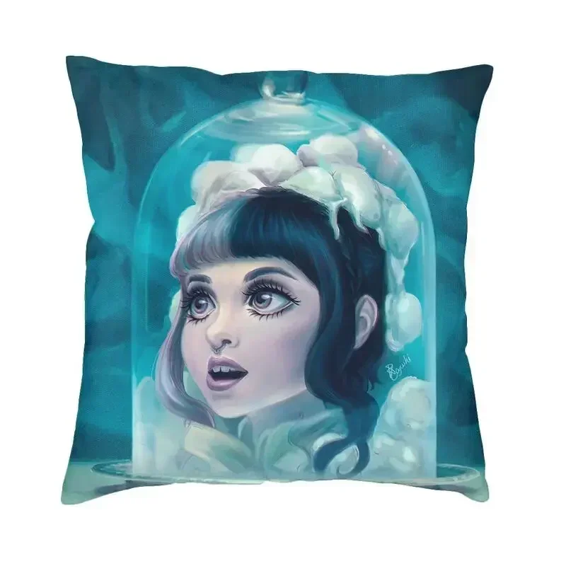 Music Singer Melanie Martinez Cushion Cover Sofa Decoration Electronic Pop Music Square Throw Pillow Case Pillowcases 35/40/45CM