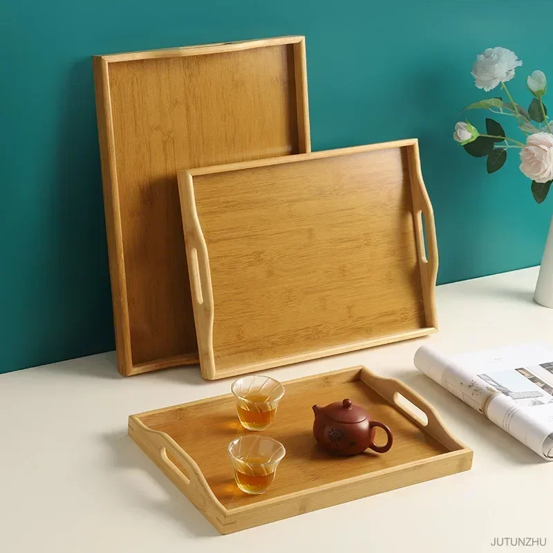50x30x25cm Portable Natural Bamboo Bed Tray Breakfast Laptop Desk Reading Gaming Desk Folding Table