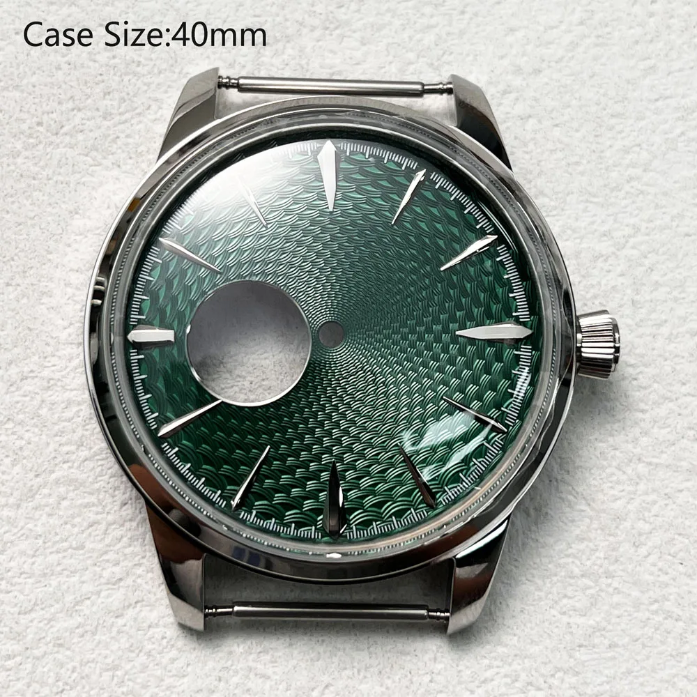 PRESAGE dial nh38 35mm untuk casing PRESAGE 40mm casing emas mawar cocok dengan gerakan otomatis NH38 SSA785J1/SSA405J1/SSA407J mod jam tangan