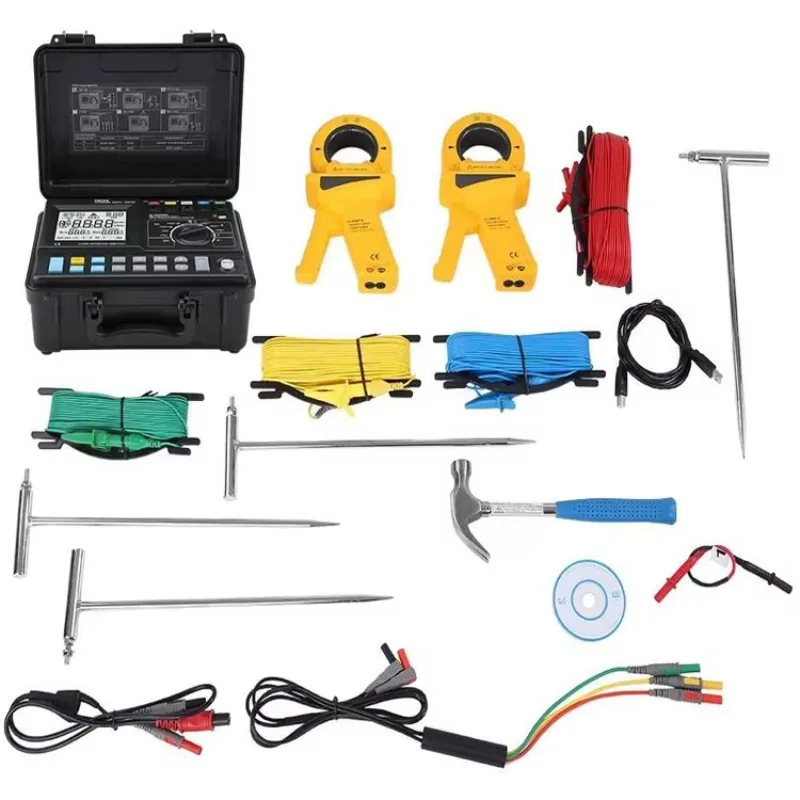 디지털 접지 저항 테스터 접지 저항 측정기 토양 저항률 측정기 MS2308