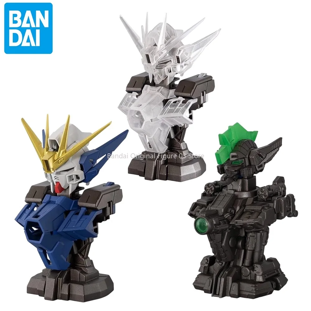 

Bandai Genuine Gundam MS Mechanical Bust 08 Gashapon Toys Wing Gundam Zero EW Anime Figure Assembly Model Decoration Gifts