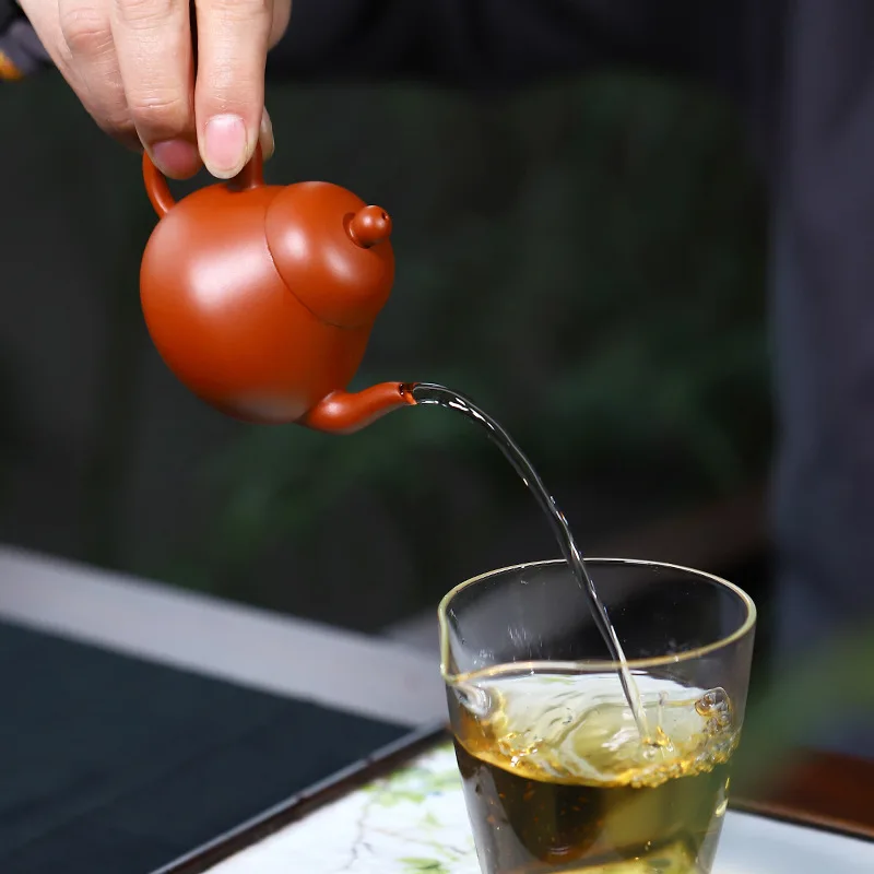 Distribution Daifa Yixing Zisha Pot Zhu Ni Handmade Teapot 90ml Mini Pear Shaped Kung Fu Tea Set Brewing Teapot Wholesale