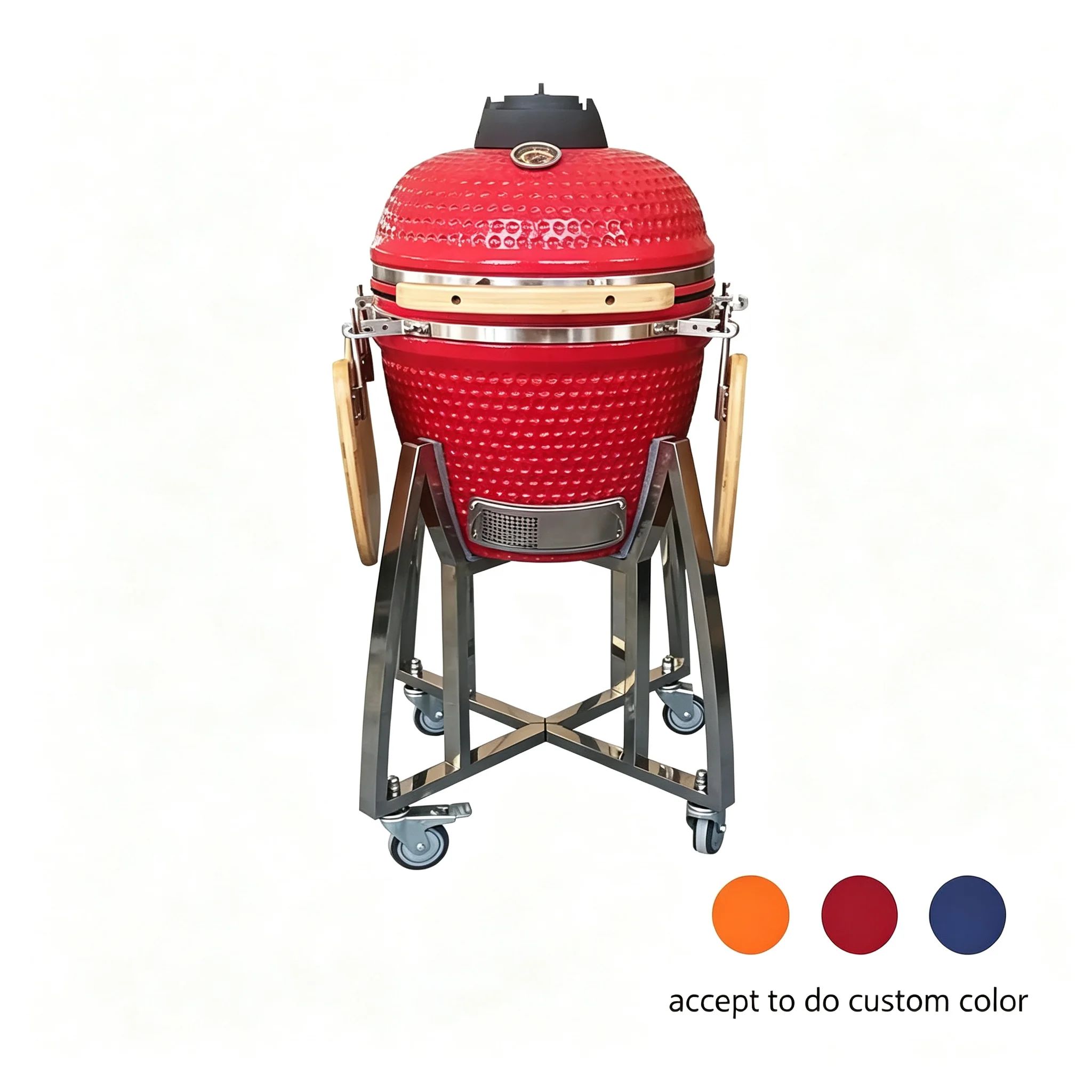 Kimpu Kamado 18inch Ceramic Grills Barbeque Grill with Stainless Stand Manufacturer Cost