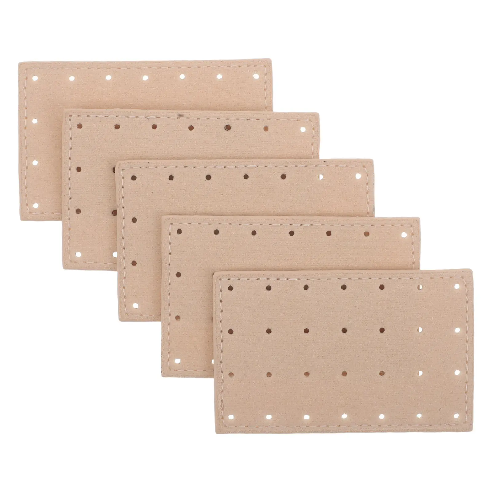 

6 PCS Earring Storage Board Stud Display Panel Stand Organizer Pad Eaarring Card