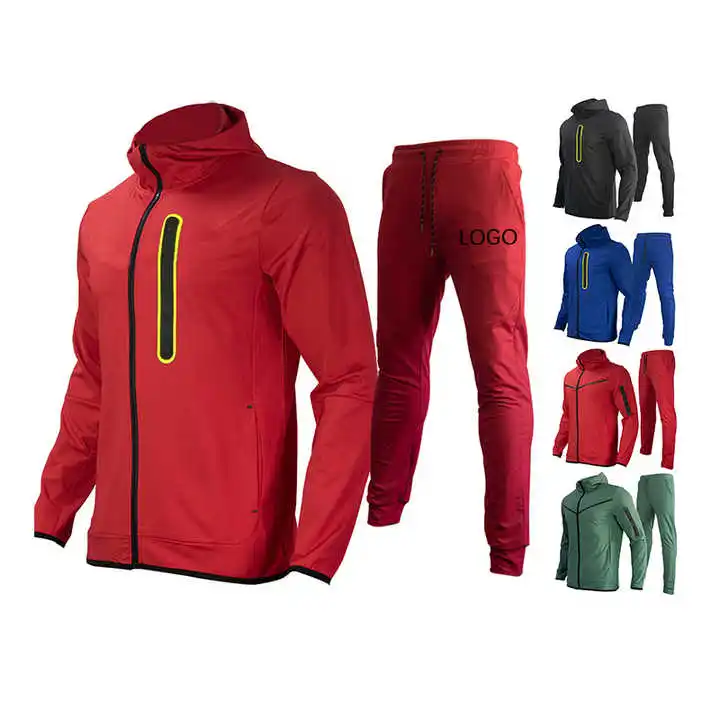 New Arrivals Customized Training Jogging Wear Clothing Men Zip Up Tracksuits Men Running Jogger Hoodies Pants Sweatsuits Set