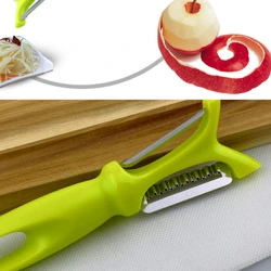 Vegetable Noodle Double Headed Melon And Fruit Planer  Multi Purpose     Knife Grader Food