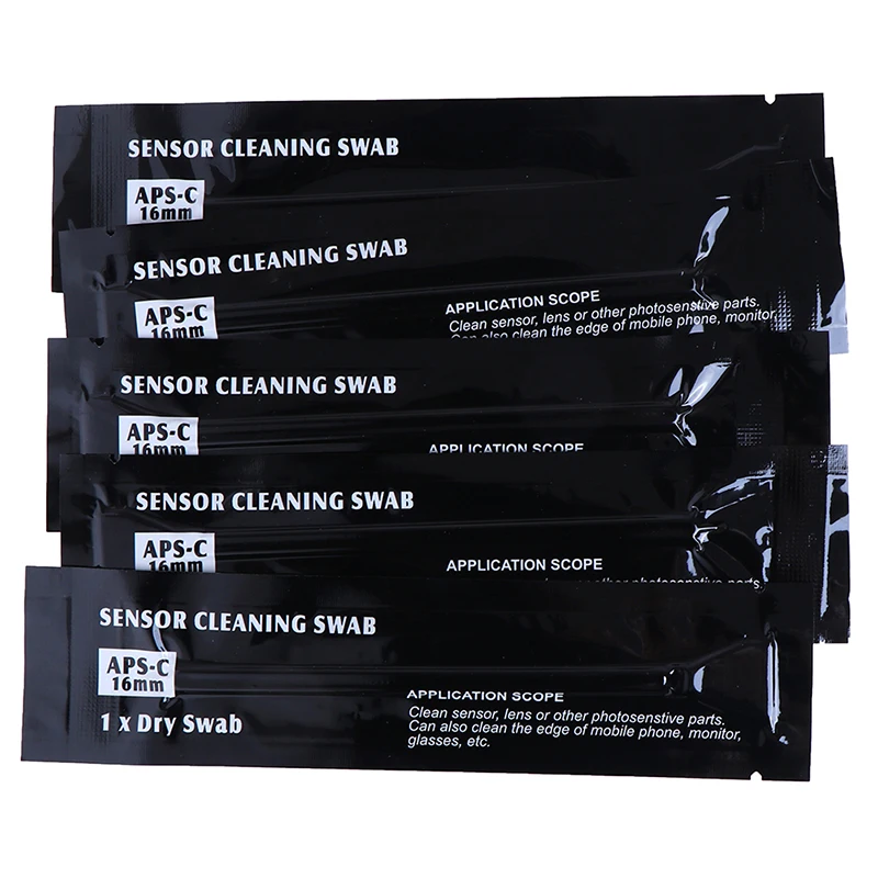 5 Pcs Digital Camera's Sensor Cleaning Kit CMOS CCD Cleaner SWAB For Nikon For Canon Camera DSLR
