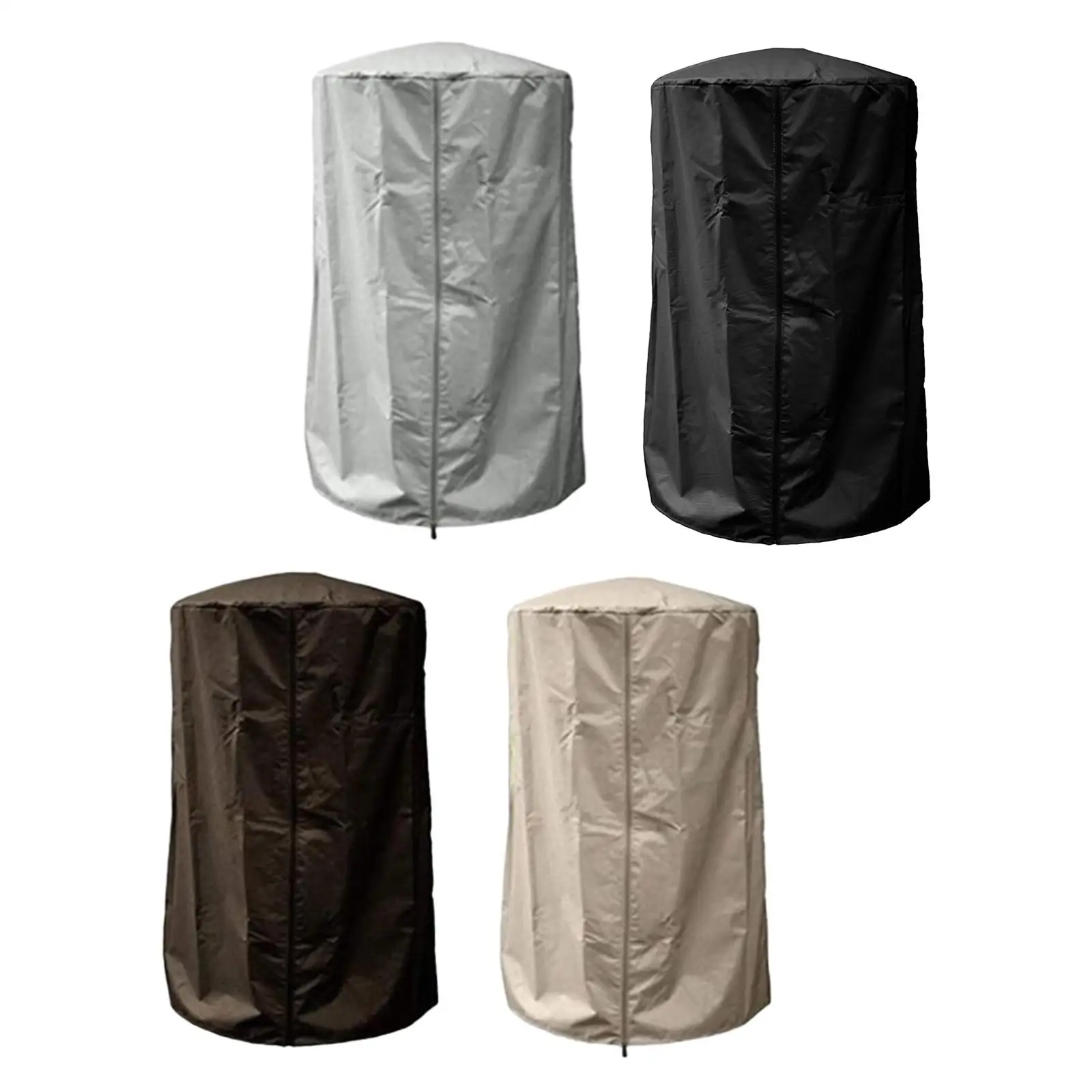 Patio Heater Dustproof Oxford Cloth Rain Cover Waterproof Sun Shade Protector Outdoor Zipper Guard for Garden Lounge