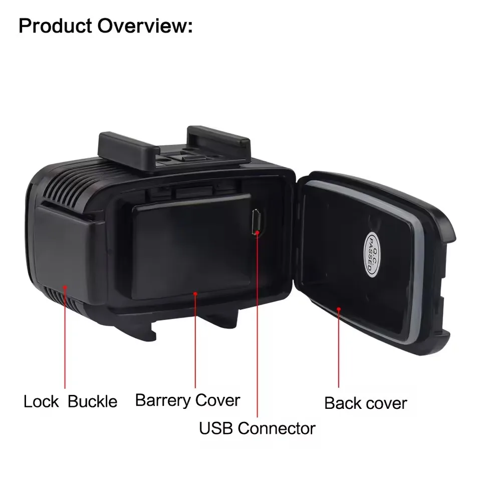 LANBEIKA 40M Underwater 5500K LED Video Light Diving Lighting Fill Lamp 700LM for GoPro Hero 13 12 11 10 Insta360 DJI Action 6 5