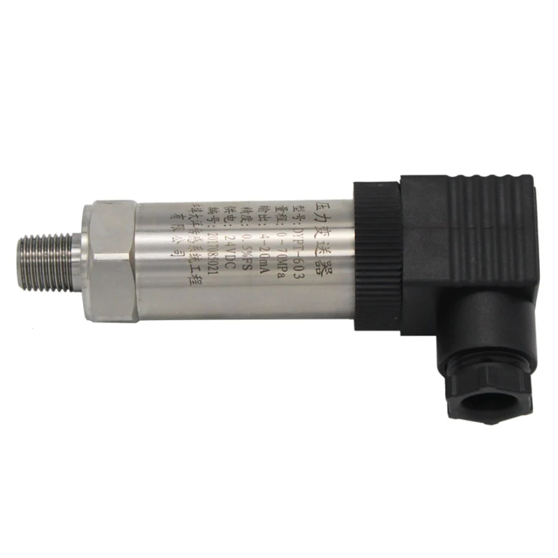 pressure transmitter 0-10V 4-20mA compact RS485 water oil pneumatic hydraulic inlet diffused silicon sensor