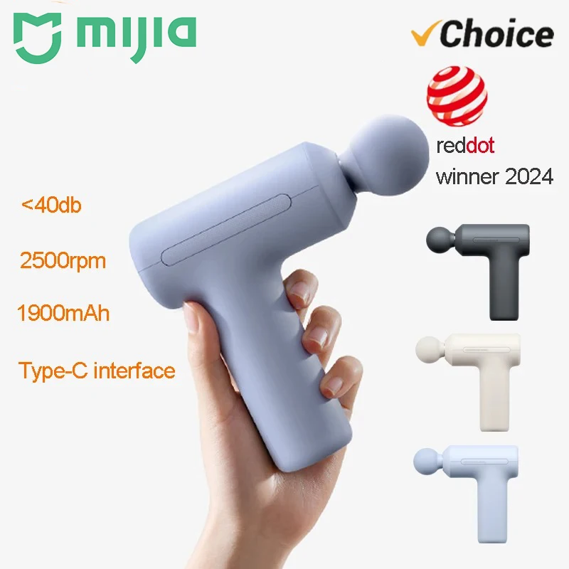 original-mijia-mini-fascia-gun-3-portable-muscle-massage-gun-12kg-thrust-brushless-silent-motor-3-massager-heads-relax-body-cn