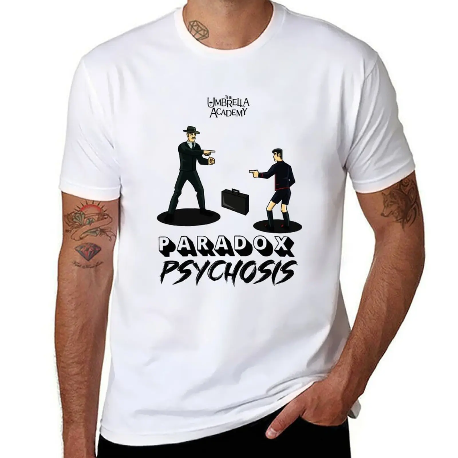 

UMBRELLA ACADEMY 2: PARADOX PSYCHOSIS (RED) T-Shirt t shirt man luxury t shirt man plain T-Shirt