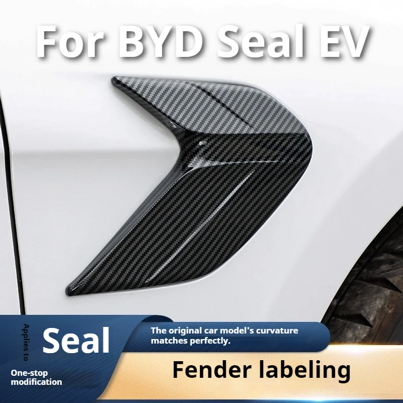 

For BYD Seal EV Car Fender Side Emblem Sticker Special Modified Body Anti Collision Decorative Cover Sport Trim