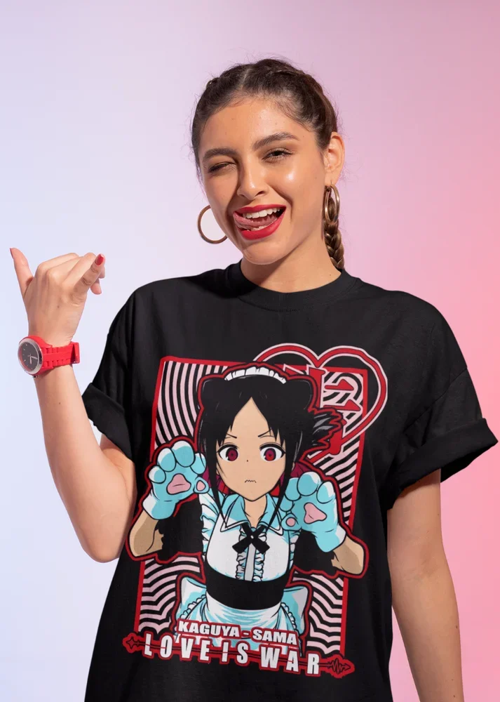 Camiseta de Anime Kaguya Sama Love Is War Unisex, bonita camiseta suave, todas las tallas