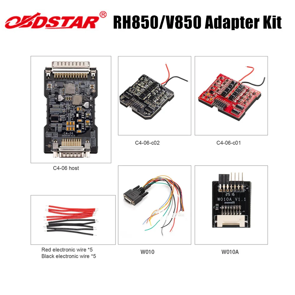 

Комплект адаптеров OBDSTAR MQB для всех потерянных клавиш RH850/V850