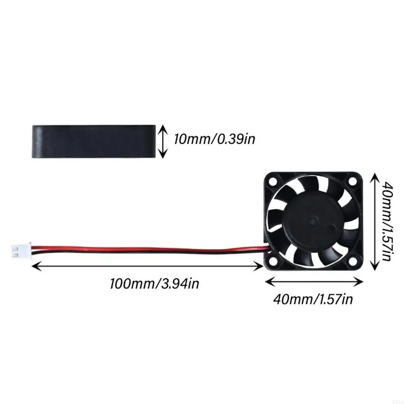 Q84A 40x40x10mm 24V Blower Fan 24V 4010 Double Bearing Brushless Cooling Fan for 2.4 Hotend Cooling Fan 3D Printer