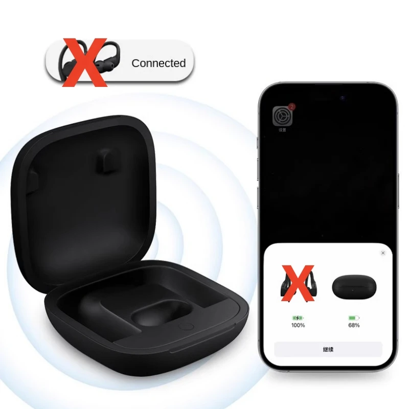 700 мАч зарядное зарядное устройство для зарядки для зарядки для Beats Fit Pro PowerBeats Pro Wireless Bluetooth наушники аксессуаров хранение батарея с большой ездой батарея питания аккумуля