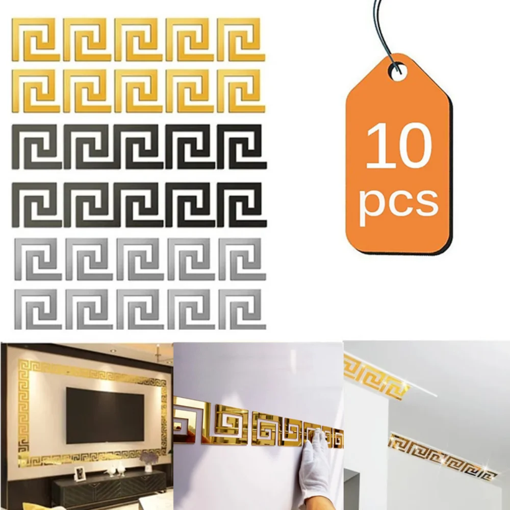Mirror Border Stickers: How I Transformed My Bedroom With Just 10 Pieces of Acrylic Reflective Decals