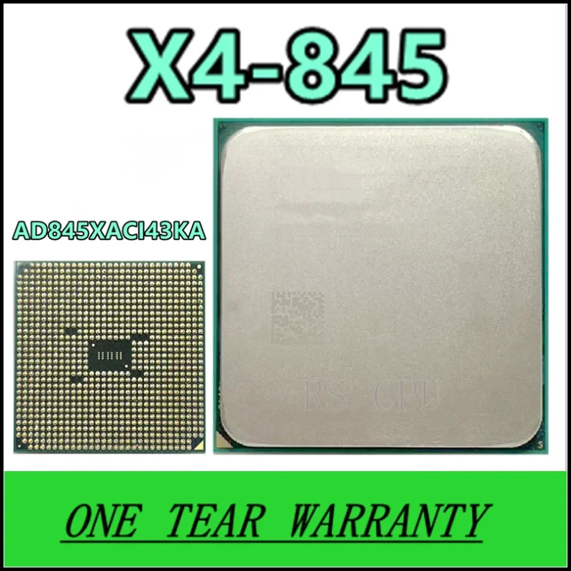 X4 845 X4-845 3.5 GHz 65W Quad-Core CPU Processor AD845XACI43KA Socket FM2+