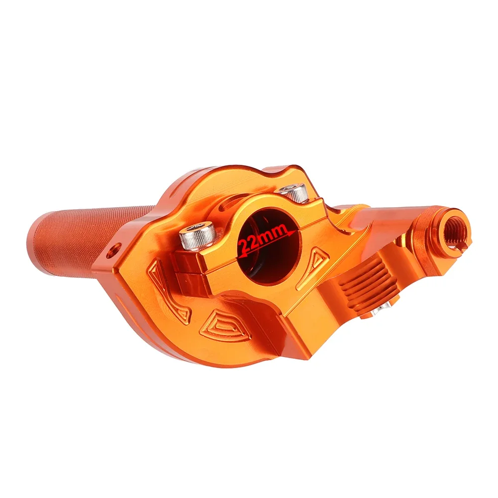 22MM Throttle Twist Grips CNC Aluminum Motorcycle Grips Cable for ATV Scooter Moped Quad Bike Motorcycle Accessories Universal - Image 5