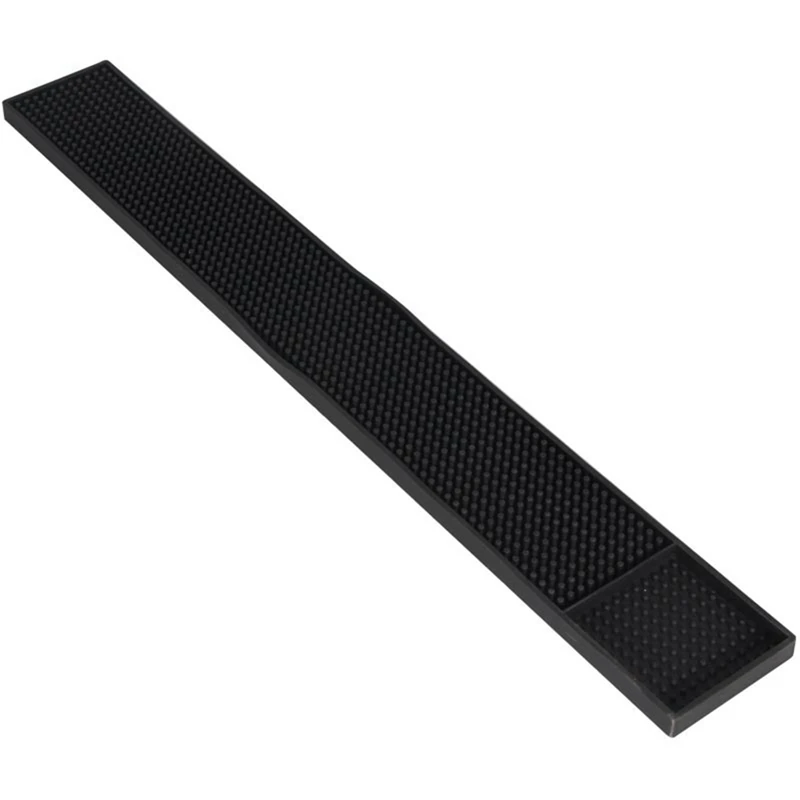 Non-Slip Bar Mat Rubber Bar Service Spill Mat Rubber Runner Glass Drip Tray Beer Drink Rail Bars Service Mat