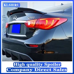 For Infiniti Q50 spoiler 2014 2015 2016 2017 2018-2020 high quality ABS matearial PSM style rear wing sport accessories body kit