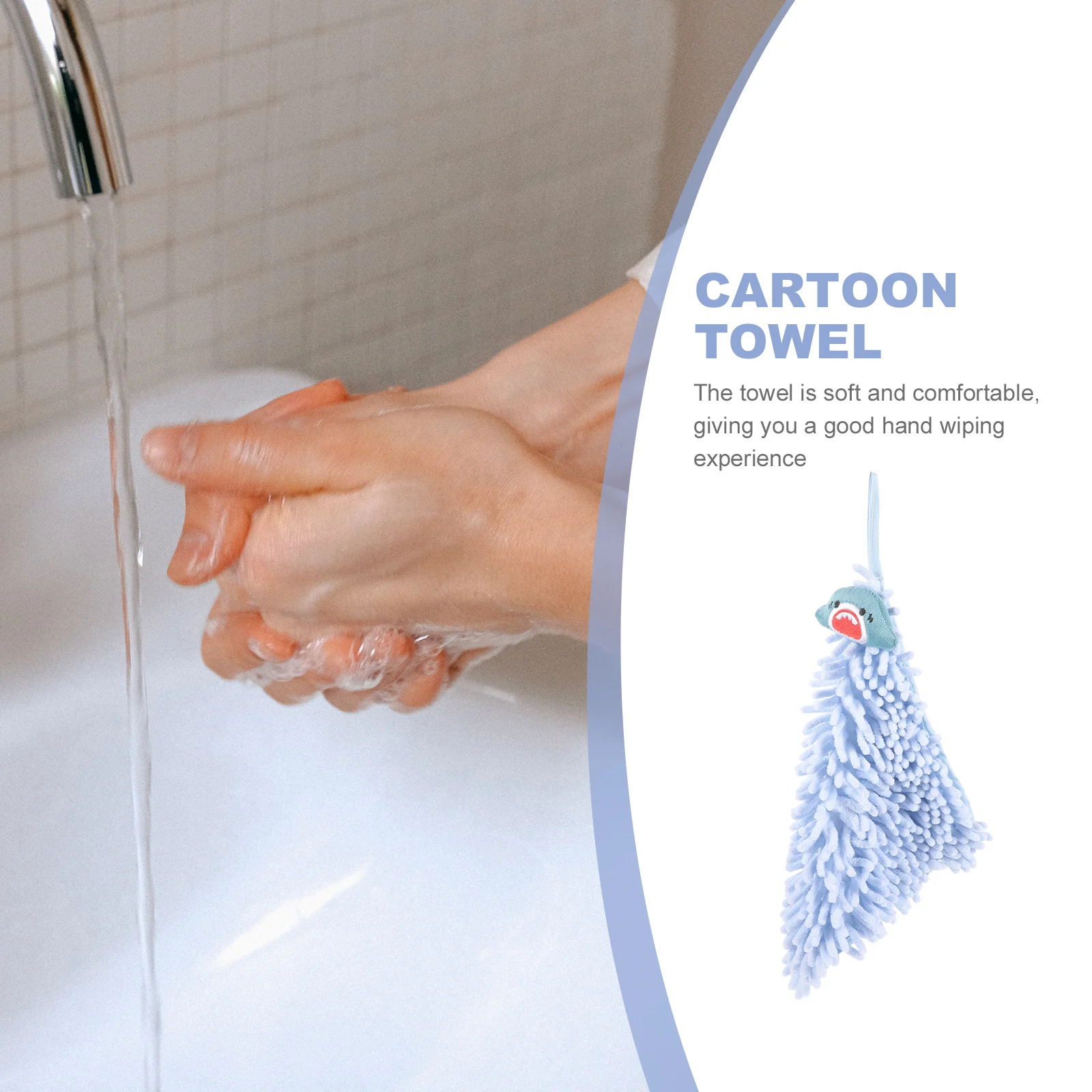 Small Hand Towels for Kitchen Chenille Water Absorbing Absorbent Fuzzy Bathroom