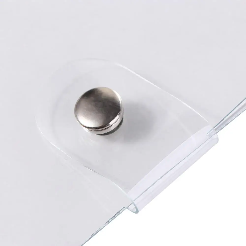 Closure Planner Student Card Storage PVC Notebook Cover Loose Leaf Folder Notebook School Office Supplies Ring Binder Cover