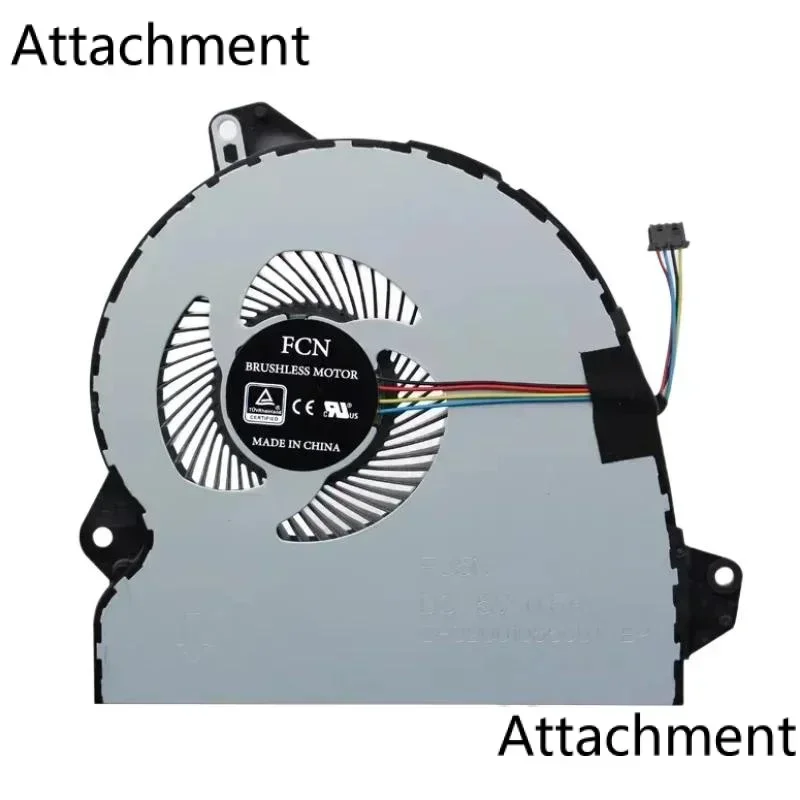 New CPU cooling fan for Asus ROG Strix gl753 gl753v gl753vd gl753ve cooler fan dfs2001055g0t fj5n 1323-00vy000