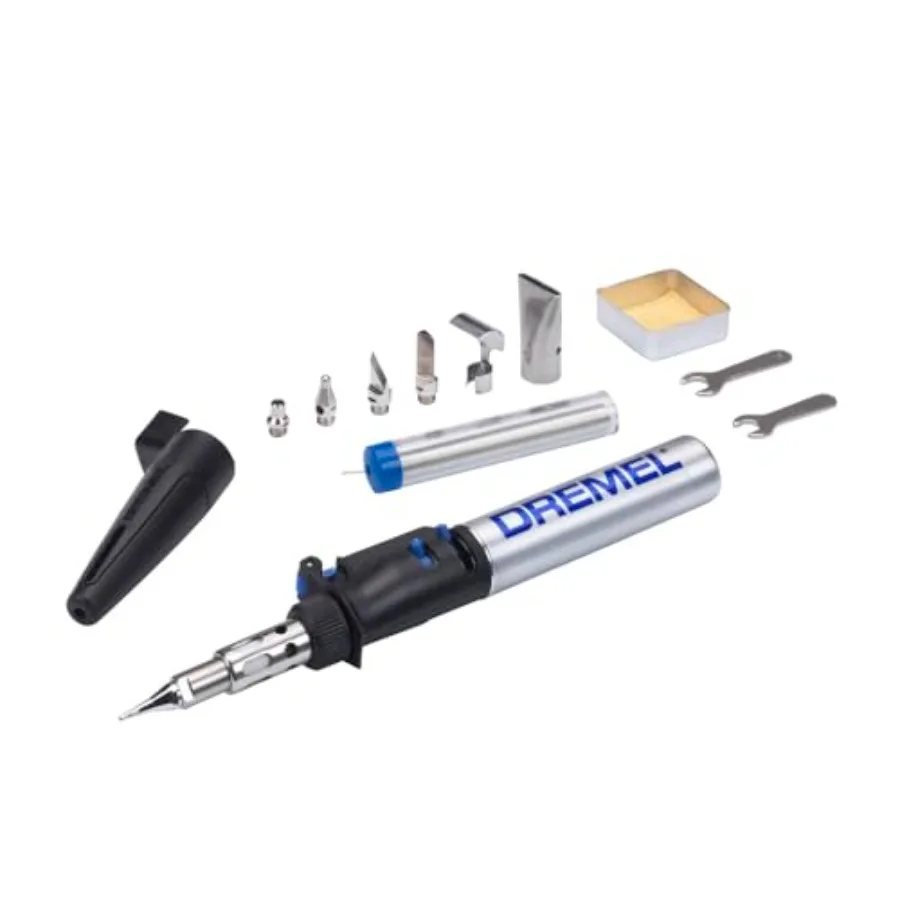 

VersaTip Precision Butane Torch - Long Lasting Cordless Soldering Iron - Perfect for Pyrography Paint Removal and Heat Embossin