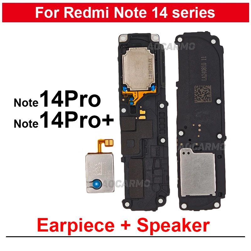 For Redmi Note 14Pro 4G Note14 Pro Plus 5G Bottom Loudspeaker Buzzer Ring Earpiece Ear Speaker Flex Cable Replacement Parts