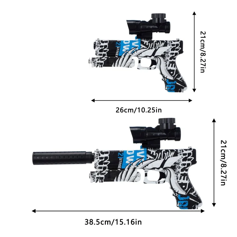 Wasser Gel Pistole Pistole elektrische Blaster Airsoft Waffen pneumatische Pistolen Wüsten adler Pistole für Erwachsene Jungen Kinder cs Kampf gehen