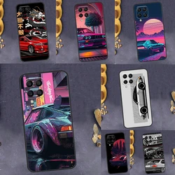 Japan JDM Sport Car Case For Samsung Galaxy M33 M53 M13 M23 M14 M54 M11 M21 M31 M51 M12 M22 M32 M52 M31s Coque