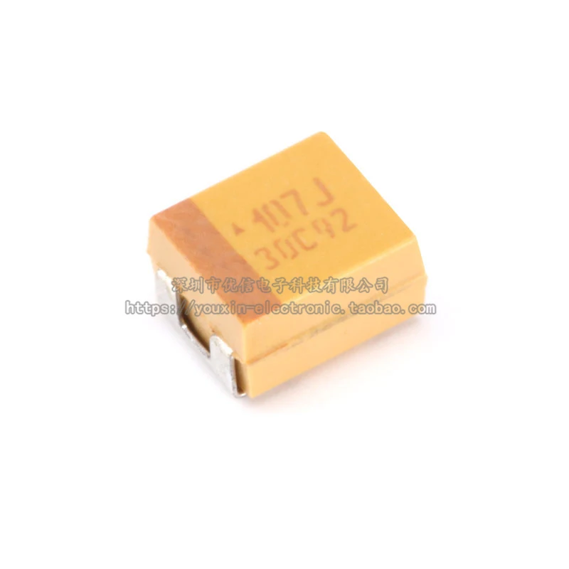 

50Pieces/CASE-B-3528 SMD Tantalum Capacitor Type B 6.3V 100UF ±10% Code (107J) Passive Component TAJB107K006RNJ