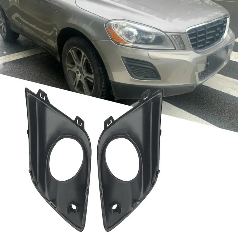 Pair Car Front Bumpers Fog Light Cover for XC60 2009-2016 31294051 31294052 drop shipping