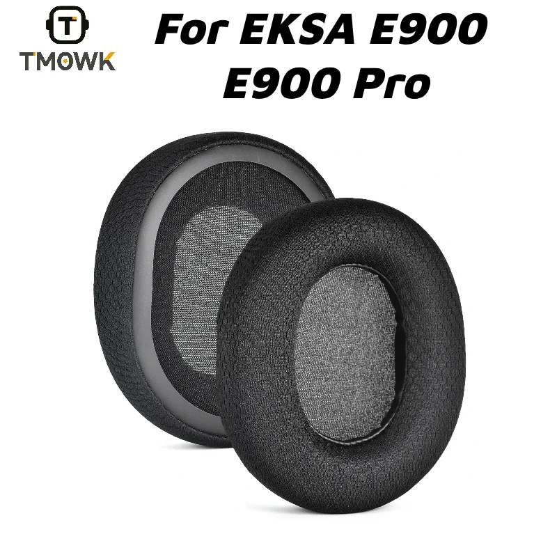 For EKSA E900/E900 Pro Multi-platform Console PC Gaming Headphones Earpads Comfort Mesh Fabric Noise Isolation Ear Cushion