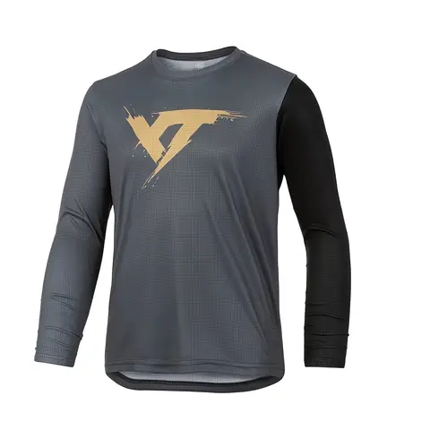 2025 Men's Long Sleeve T-Shirt Off-Road Motorcycle Cycling Jersey MTB Outdoor Sports Fitness Climbing Fishing Top Loose Clothes