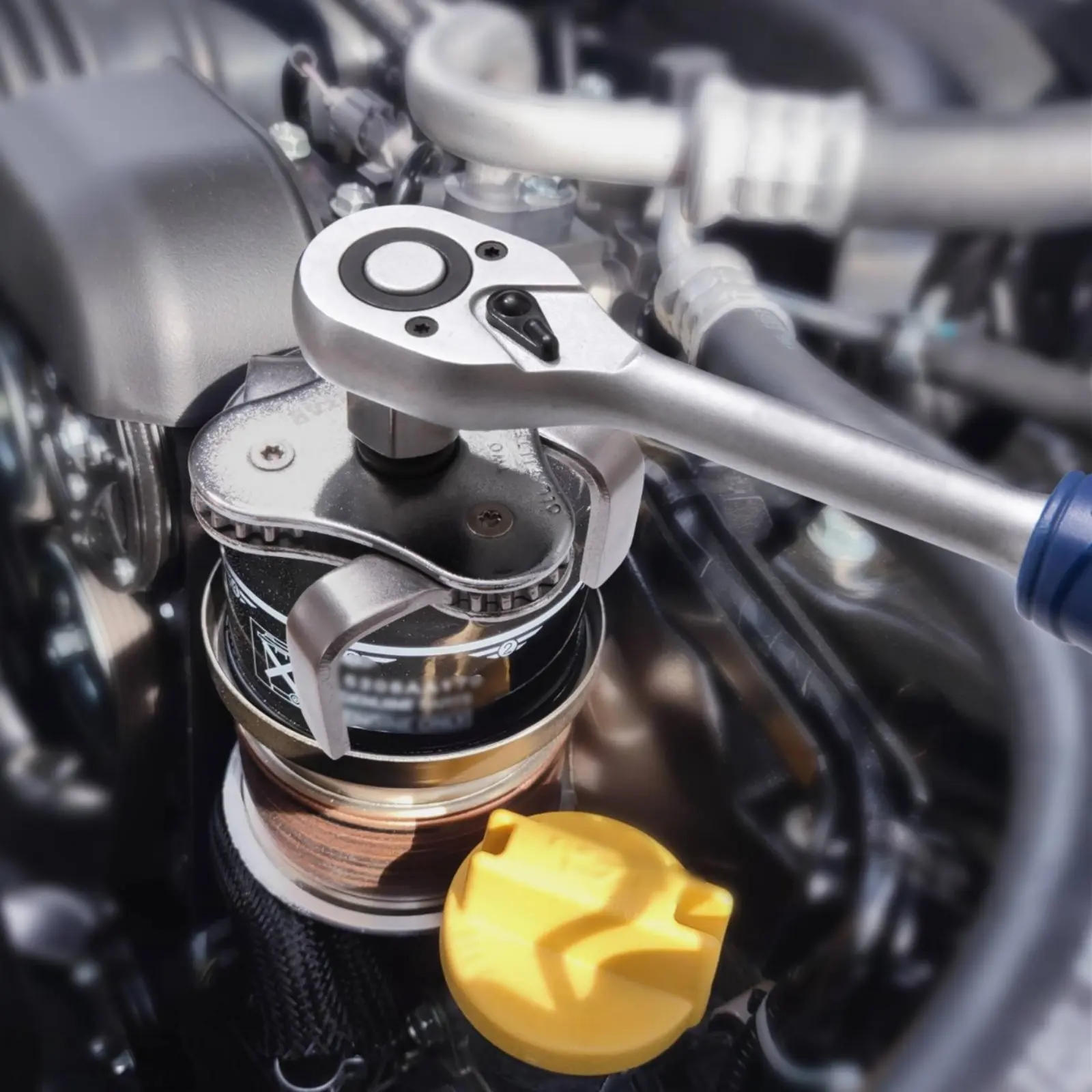 

3-Jaw Oil Strainer Wrench Long-Lasting Steel Construction 3 Jaw Oil Strainer Wrench Secure Grip Sturdy Duty for DIY Hobbyists