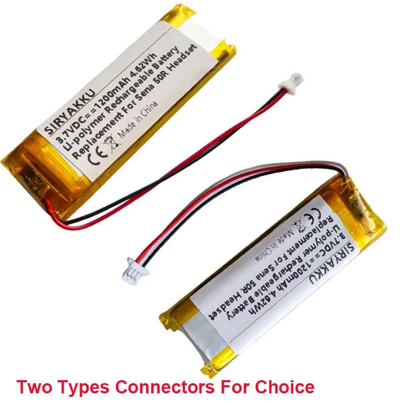 1200mAh 3.7V Li-polimerowe bateria zastępcza dla Sen 50R,50R-01,50R-01D motocykle zestaw słuchawkowy Bluetooth do naprawy baterii